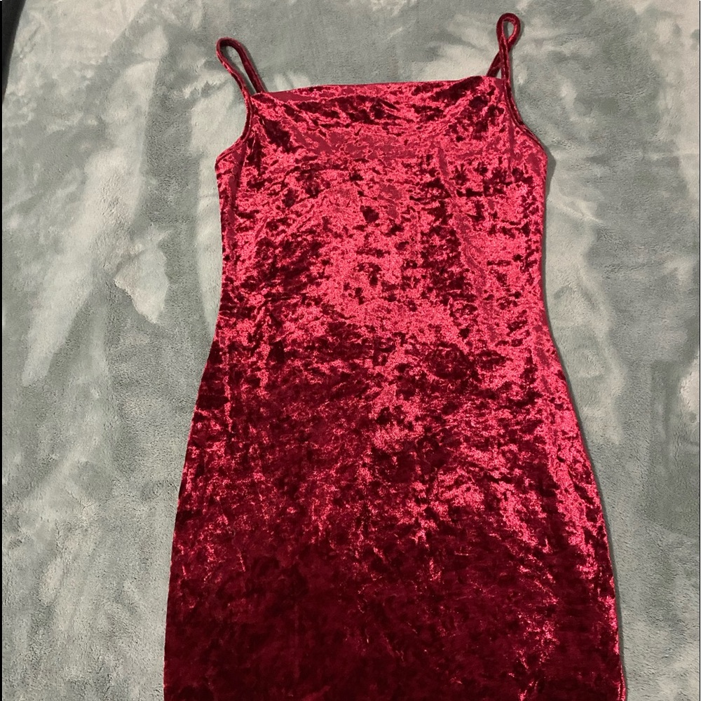 Zaful, Size: small, dark red
